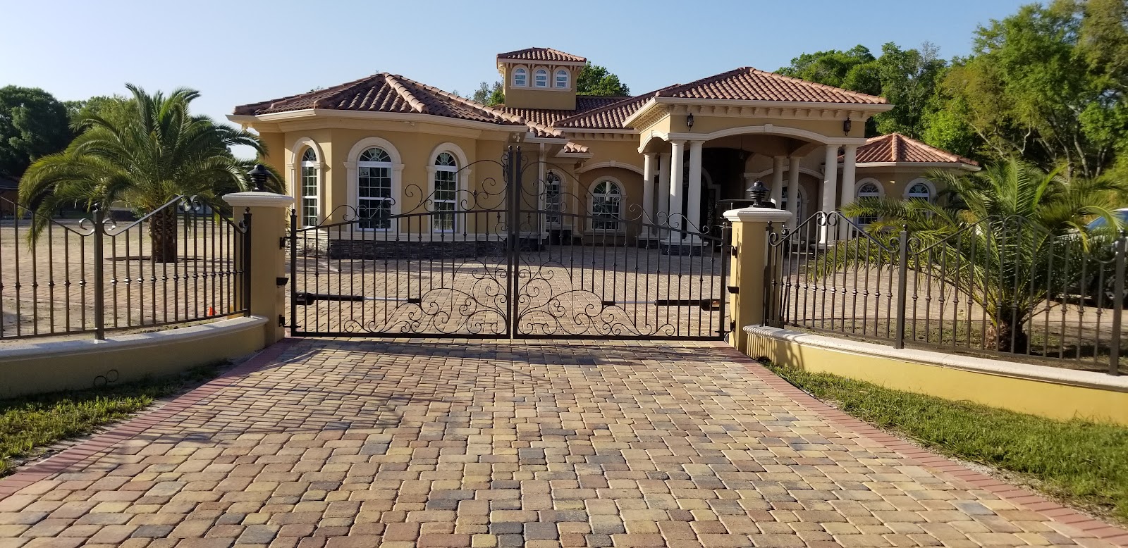 Aluminum Custom Projects fence installation in Tampa, FL — Vilo Fence