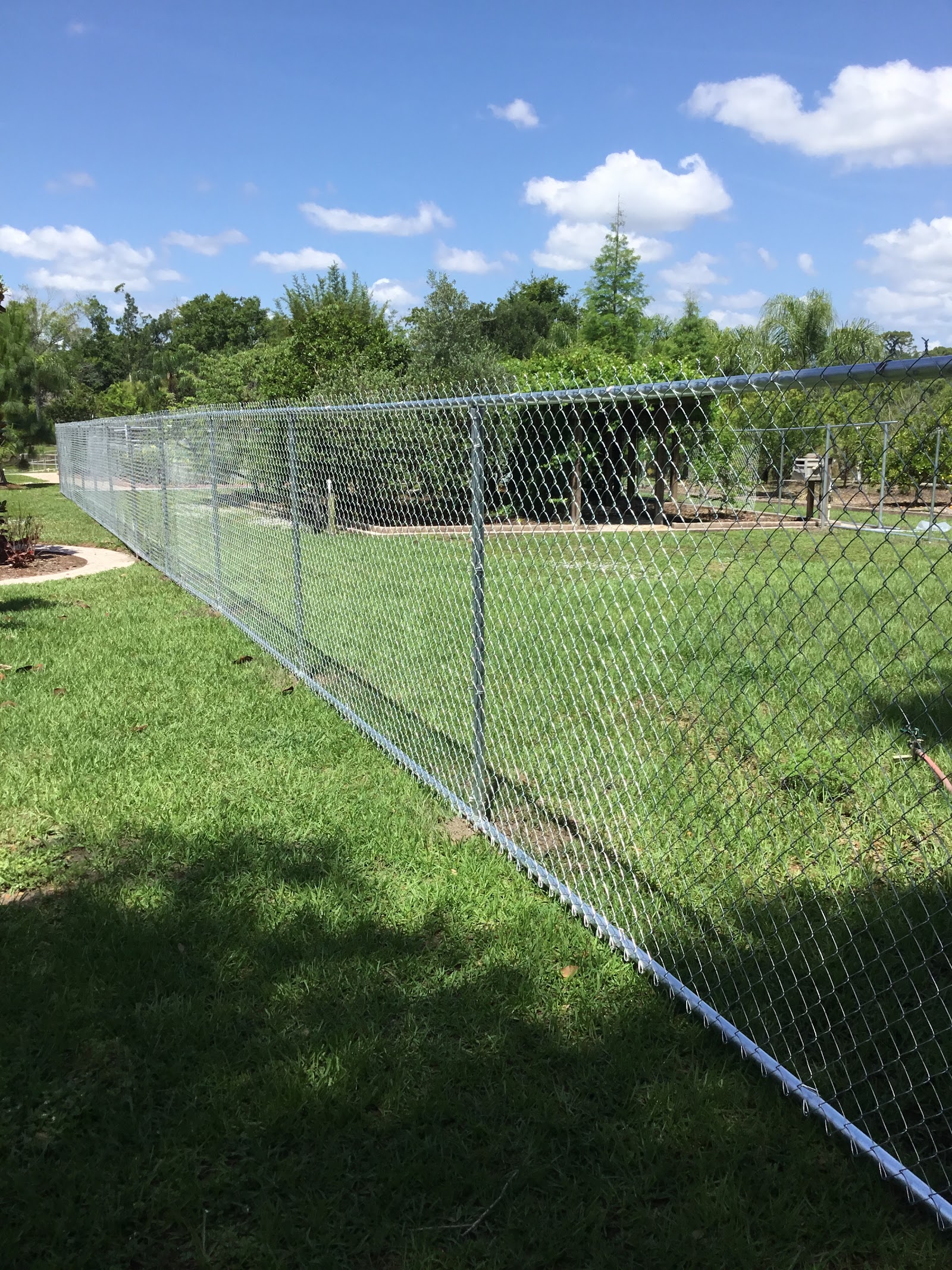 Chain-Link Plain fence installation in Tampa, FL — Vilo Fence