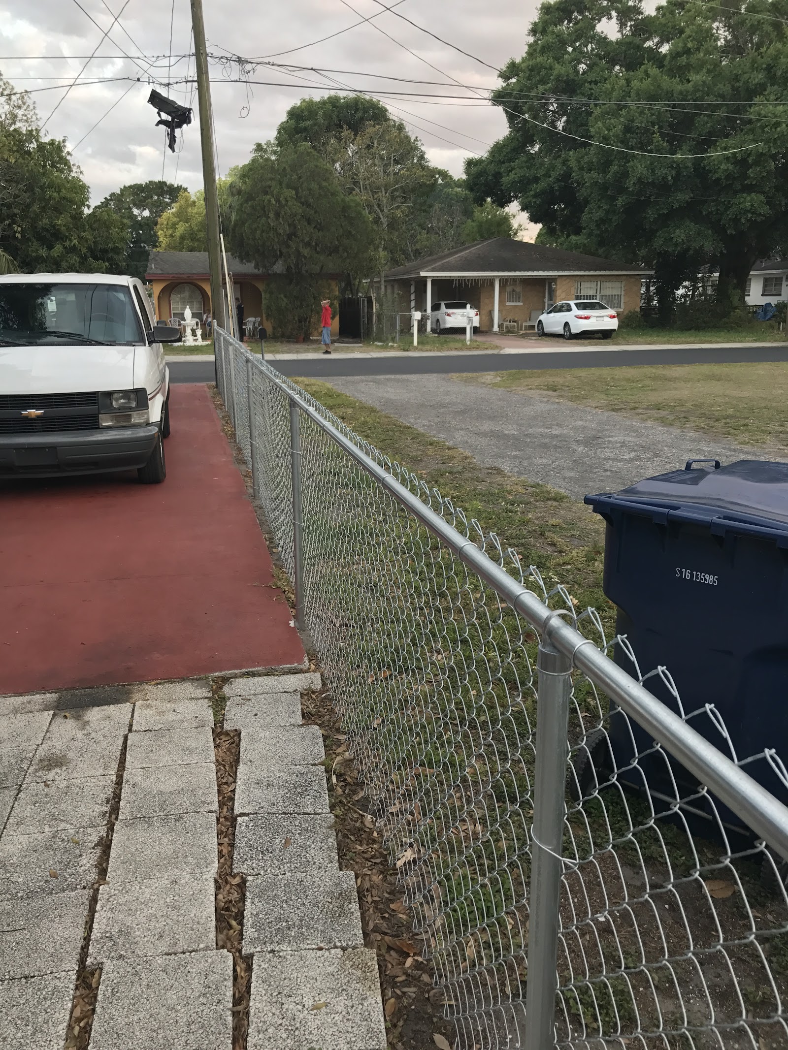 Chain-Link Plain fence installation in Tampa, FL — Vilo Fence