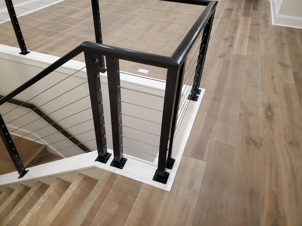 Handrail Cable fence installation in Tampa, FL — Vilo Fence