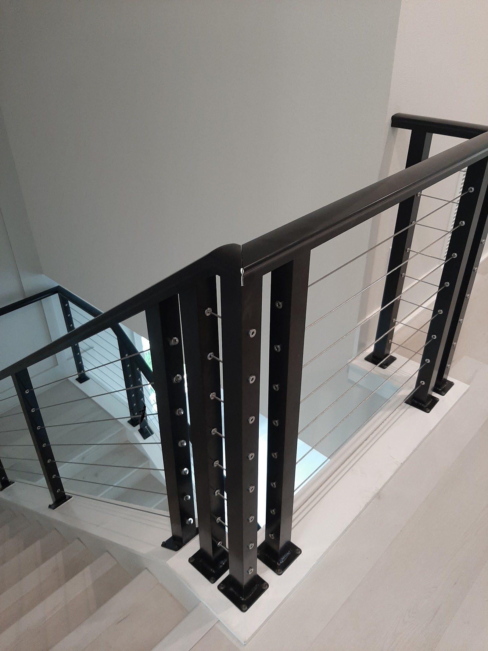 Handrail Cable fence installation in Tampa, FL — Vilo Fence