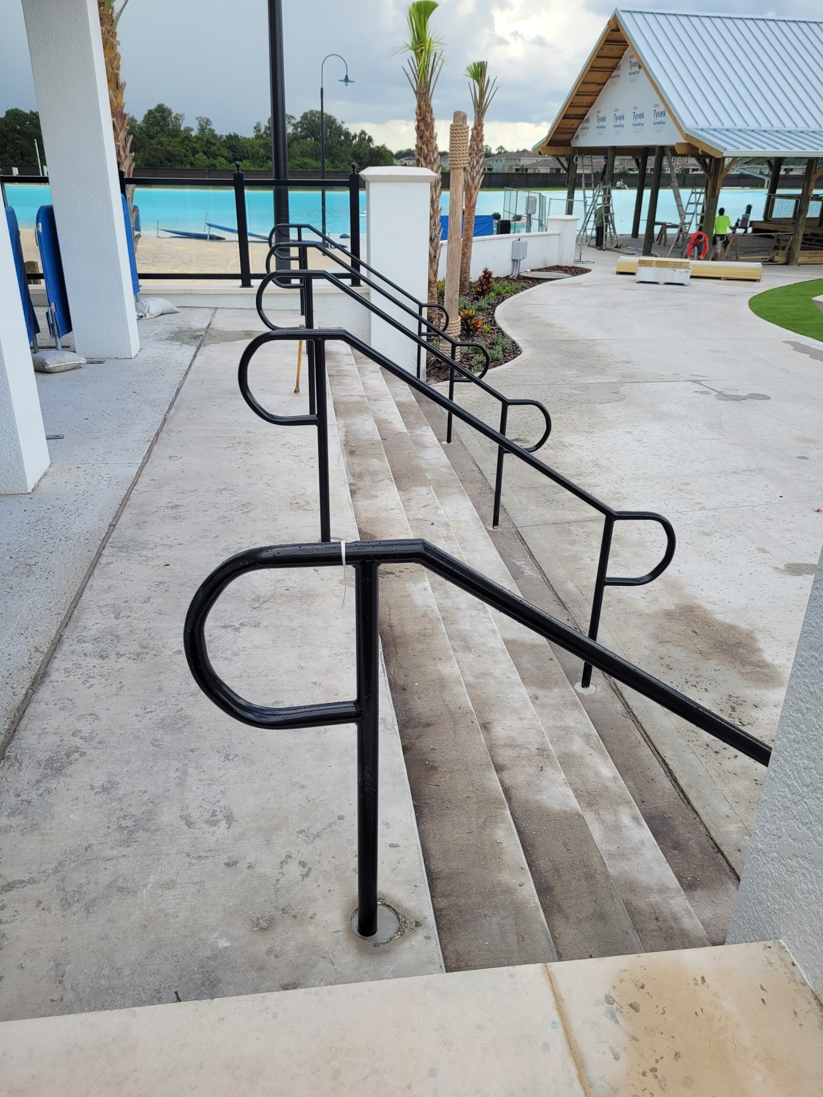 Handrail DOT fence installation in Tampa, FL — Vilo Fence