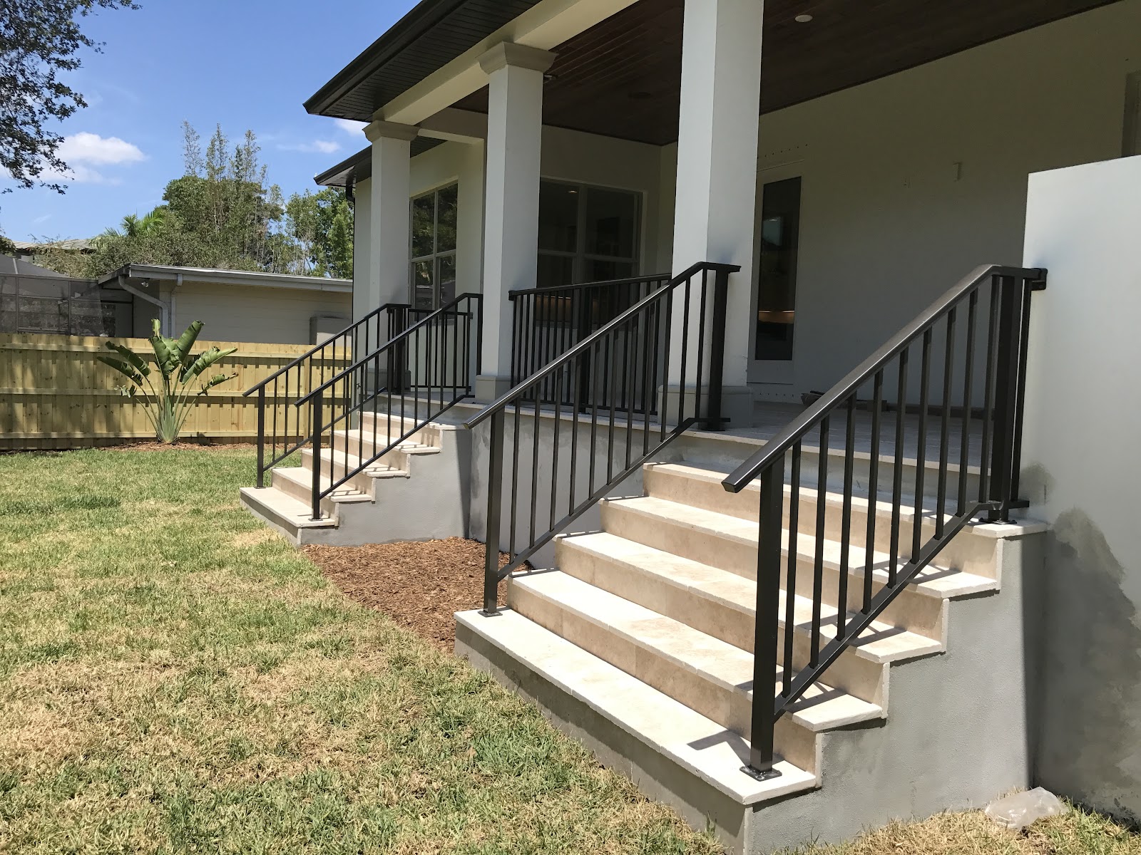Handrail Vertical fence installation in Tampa, FL — Vilo Fence