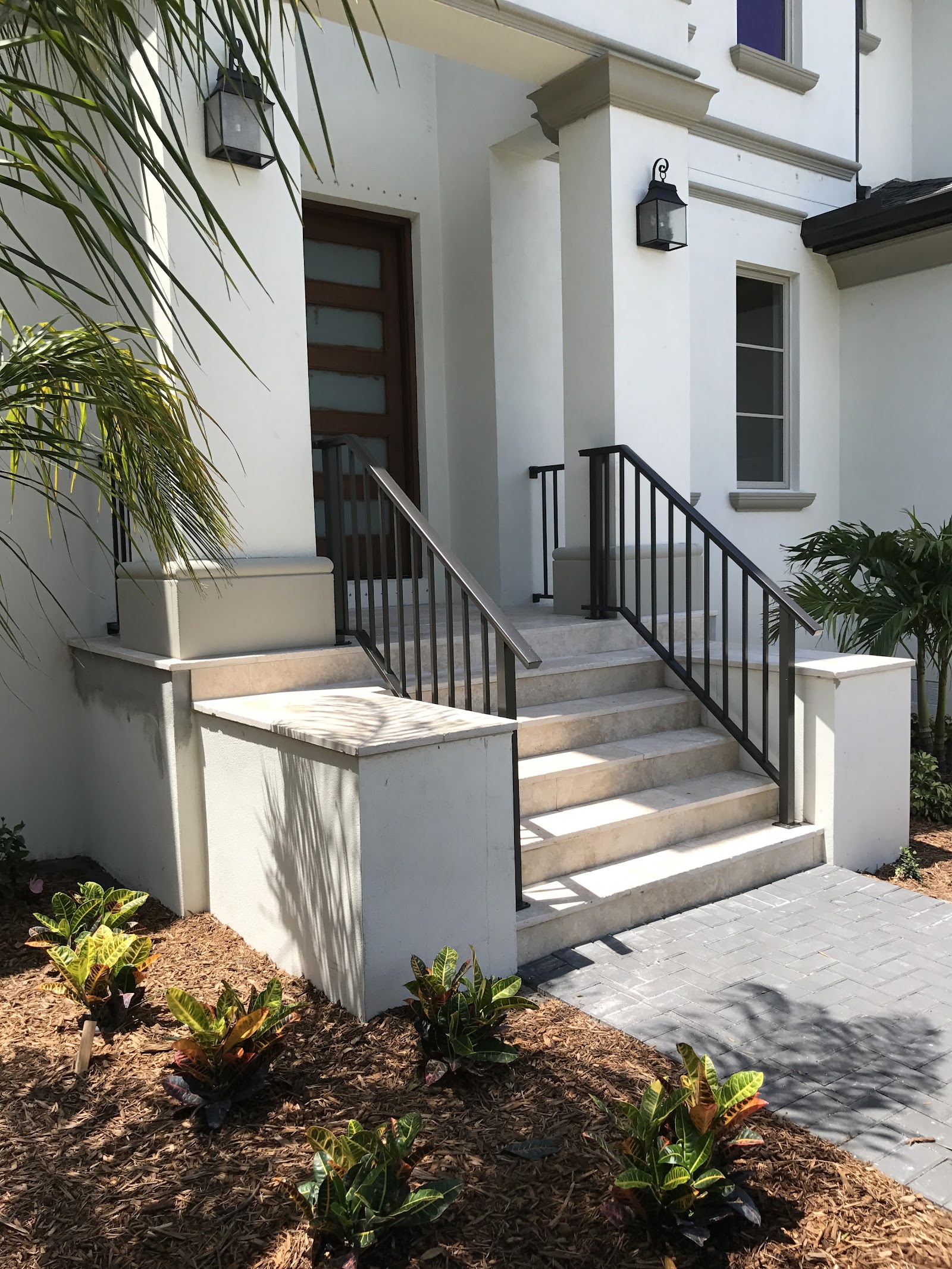 Handrail Vertical fence installation in Tampa, FL — Vilo Fence