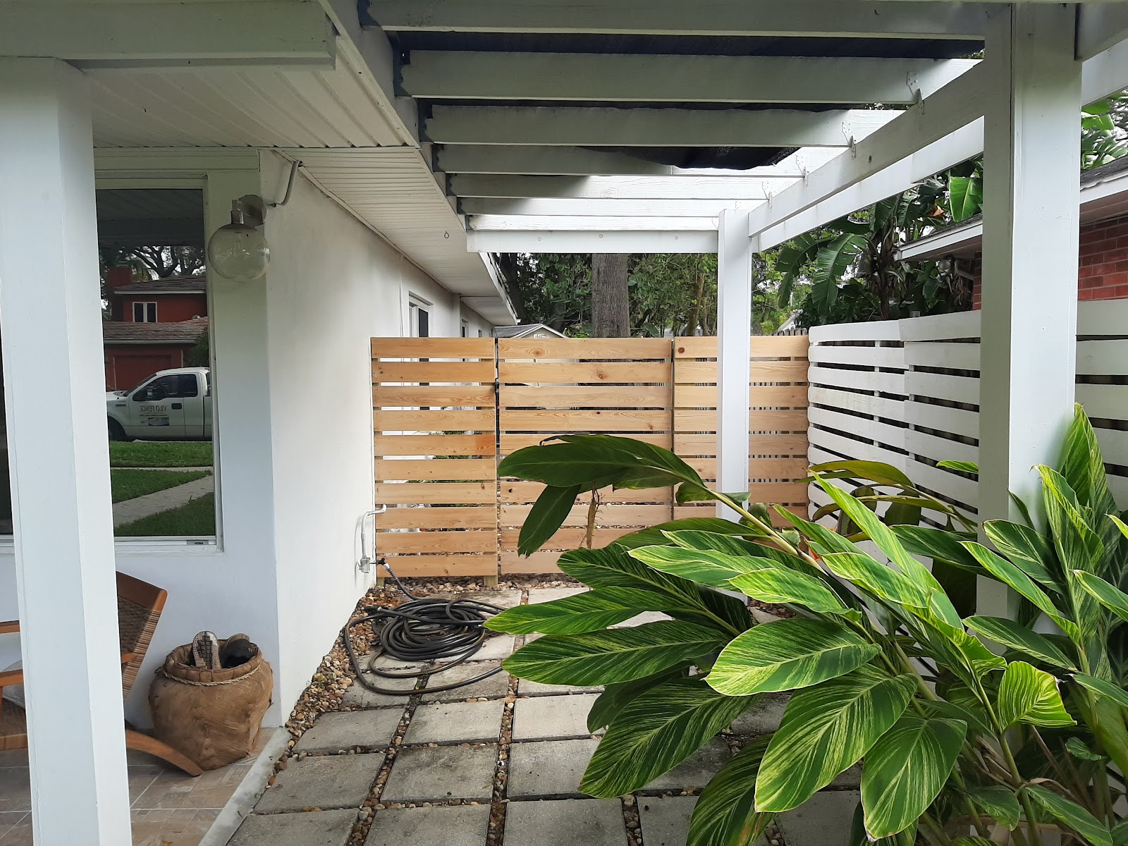 Wood Horizontal fence installation in Tampa, FL — Vilo Fence