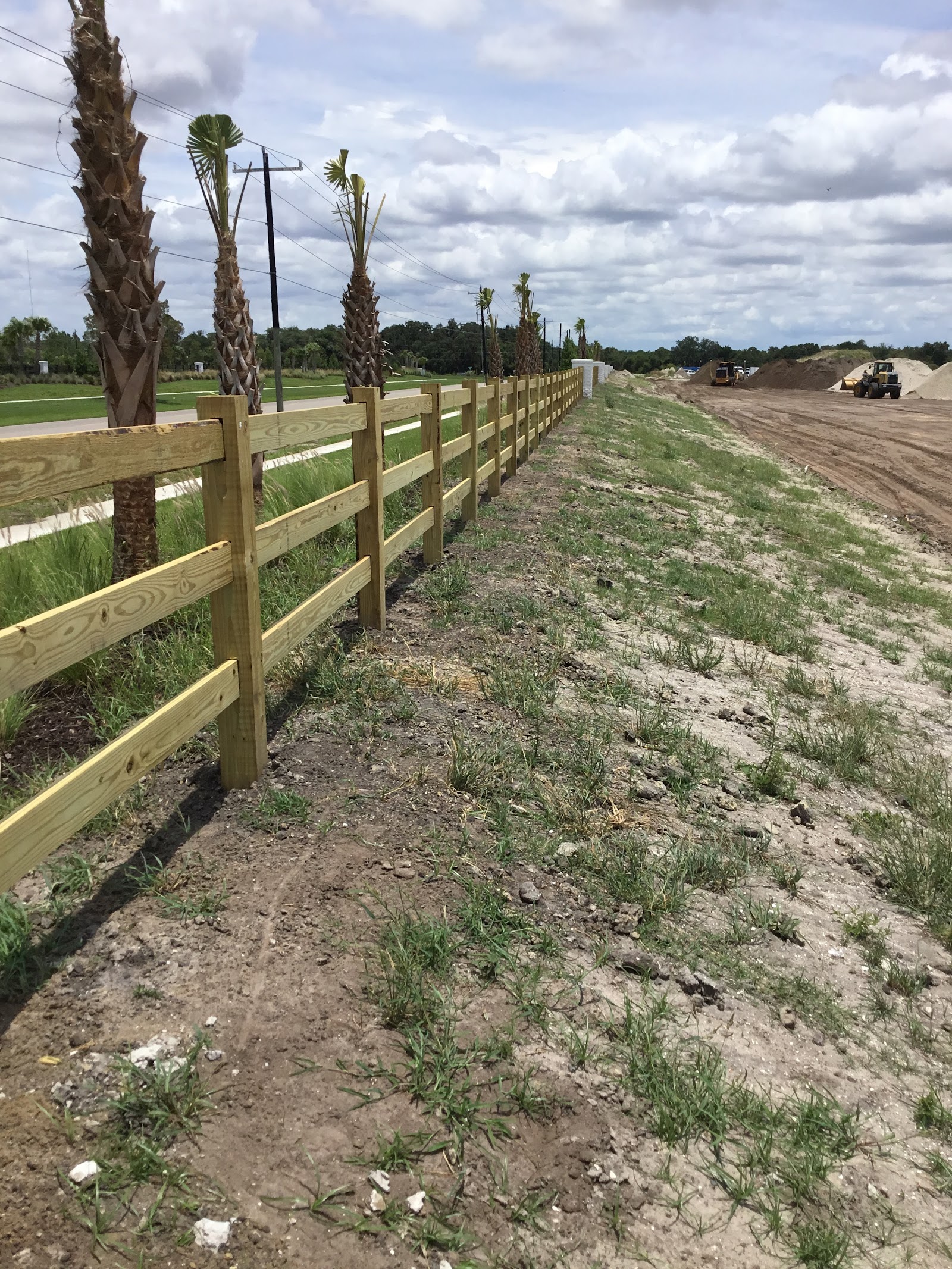 Wood Ranch Rail fence installation in Tampa, FL — Vilo Fence